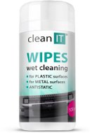 CLEAN IT Cleaning Wet Wipes for Plastics 100 pcs - Wet Wipes