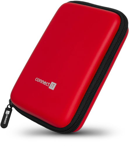 CONNECT IT HardShellProtect 2.5" červené - Pouzdro na pevný disk - Hlavní obrázek