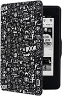 CONNECT IT CEB-1030-BK for Amazon Kindle Paperwhite 1/2/3, Doodle Black - E-Book Reader Case