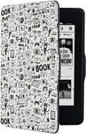 CONNECT IT CEB-1031-WH for Amazon Kindle Paperwhite 1/2/3, Doodle White - E-Book Reader Case