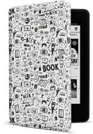 CONNECT IT CEB-1043-WH for Amazon NEW Kindle Paperwhite 2018, Doodle white - E-Book Reader Case