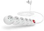 CONNECT IT 230V extension, 5 sockets + switch, 3m, white - Extension Cable
