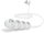 Power extension cord 230V, 4 sockets, 3m, white