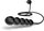 Power extension cord 230V, 5 sockets, 2m, black