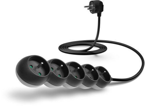 CONNECT IT hosszabbító, 230V, 5 aljzat, 2m, fekete Fő fotó CONNECT IT hosszabbító, 230V, 5 aljzat, 2m, fekete - Tápkábel - Fő fotó