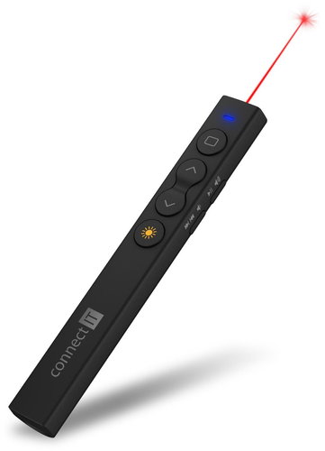 CONNECT IT laser pointer rechargeable, black - Presenter - Main image