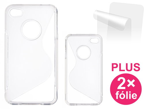 CONNECT IT S-Cover iPhone 4S Clear Main image CONNECT IT S-Cover iPhone 4S Clear - Phone Case - Main image