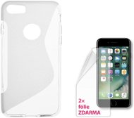 CONNECT IT S-Cover iPhone 7 číry - Kryt na mobil