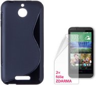 Kapcsolatba IT-Cover HTC Desire 510 fekete - Mobiltelefon tok
