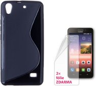 CONNECT IT S-Cover HUAWEI G620s čierne - Puzdro na mobil