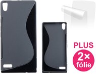 CONNECT IT S-Cover HUAWEI Ascend P6 čierne - Puzdro na mobil
