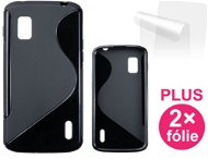 Kapcsolatba IT-Cover LG Nexus 4 (E960), fekete - Mobiltelefon tok