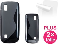  CONNECT IT S-Cover Nokia Asha 300 black  - Phone Case