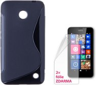 CONNECT IT S-Cover Microsoft Lumia 635 čierne - Puzdro na mobil