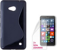 CONNECT IT S-Cover Microsoft Lumia 640 LTE/640 Dual SIM čierny - Ochranný kryt