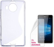 CONNECT IT S-Cover Microsoft Lumia 950 XL/950 XL Dual SIM číry - Ochranný kryt