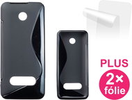  CONNECT IT S-Cover Nokia 301 black  - Phone Case