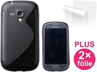 CONNECT IT S-Abdeckung Samsung Galaxy S III Mini (i8190) schwarz - Handyhülle