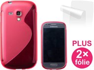 CONNECT IT S-Cover Samsung Galaxy S III Mini (i8190) piros - Védőtok