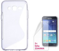 CONNECT IT S-Cover Samsung Galaxy J5/J5 Duos 2015 (SM-J500F) čiré - Pouzdro na mobil