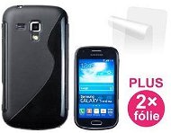 CONNECT IT S-Abdeckung Samsung Galaxy Trend / Trend Plus schwarz - Handyhülle