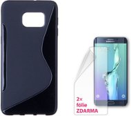 CONNECT IT S-Cover Samsung Galaxy S6 edge čierne - Puzdro na mobil