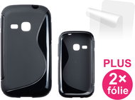  CONNECT IT S-Cover Samsung Galaxy Young (S6310) black  - Phone Case