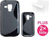 Csatlakoztassa S Cover Samsung Galaxy S Duos (S7562) fekete - Mobiltelefon tok