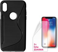 CONNECT IT S-COVER Apple iPhone X fekete - Telefon tok
