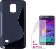CONNECT IT S-Cover Samsung Galaxy Note 4 čierne - Puzdro na mobil