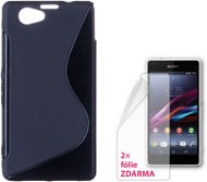 CONNECT IT S-Cover Sony Xperia Z1 Compact čierne - Ochranný kryt