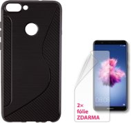 CONNECT IT S-COVER for Huawei P Smart Black - Phone Case