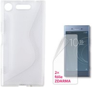 CONNECT IT S-COVER pre Sony Xperia XZ1 číre - Puzdro na mobil