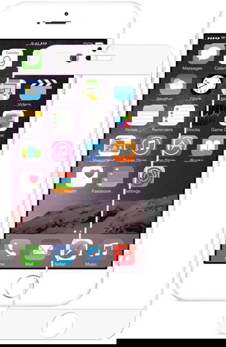 CONNECT IT Glass Shield for iPhone 6 Plus White - Glass Screen Protector - Main image