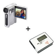 Sada DV kamery EU3C Party Shot DV320 a MP3 přehrávače EU3C Infinity M100 1GB - Digitální fotoaparát