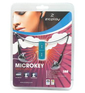 MP3 přehrávač Zicplay Microkey 1GB modrý - MP3 Player
