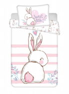 Jerry Fabrics Povlečení do postýlky Králíček Sweet baby 100 × 135, 40 × 60 cm - Povlečení do postýlky