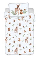 Jerry Fabrics Povlečení do postýlky Lesní zvířátka baby 100 × 135, 40 × 60 cm - Dětské povlečení