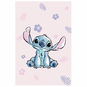 Jerry Fabrics Mikroflanelová deka Lilo a Stitch Pink 100 × 150 cm - Deka