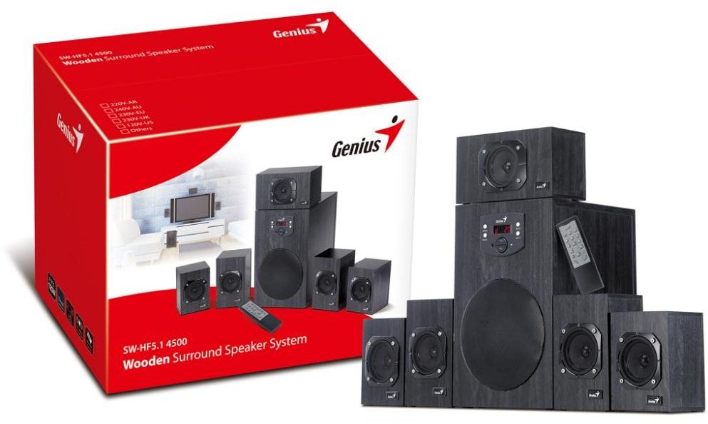 Genius active 5.1 home theater hot sale surround system