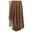 French blanket made of Merino wool double layer (double-sided) brown (camel) - 200 x 220 cm