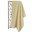 French blanket made of Merino wool double layer (double-sided) natural - 200 x 220 cm