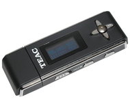 TEAC MP-222 černý (black), 2GB, MP3/ WMA přehrávač, dig. záznamník, FM tuner, OLED, USB2.0 disk, 1x  - MP3 Player