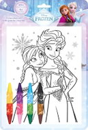 Frozen Colouring Set with Double-Sided Wax Crayons - Colouring Book