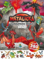 Metalická samolepková knížka Draci - Kniha