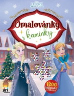 Omalovánky s kamínky Ledové královstí Vánoce - Colouring Book