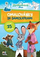 A4 se samolepkami Zootropolis - Colouring Book