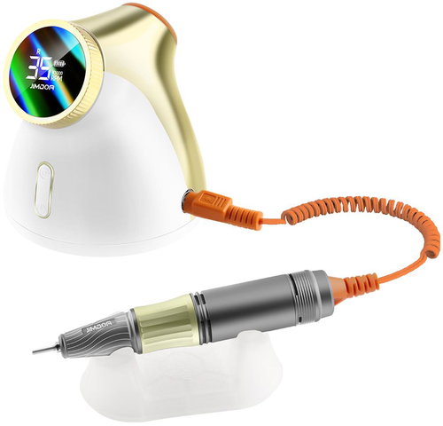 JIMDOA Wireless Rechargeable Nail Grinder JMD-E101P white - Electric File - Main image