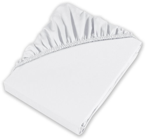 JIMI Textil Sheet JE1-1l, 80 × 200, white - Bedsheet - Main image