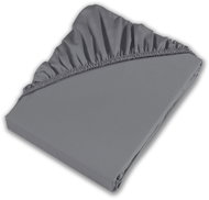 JIMI Textil Sheet JE15-1l, 80 × 200, dark grey - Bedsheet